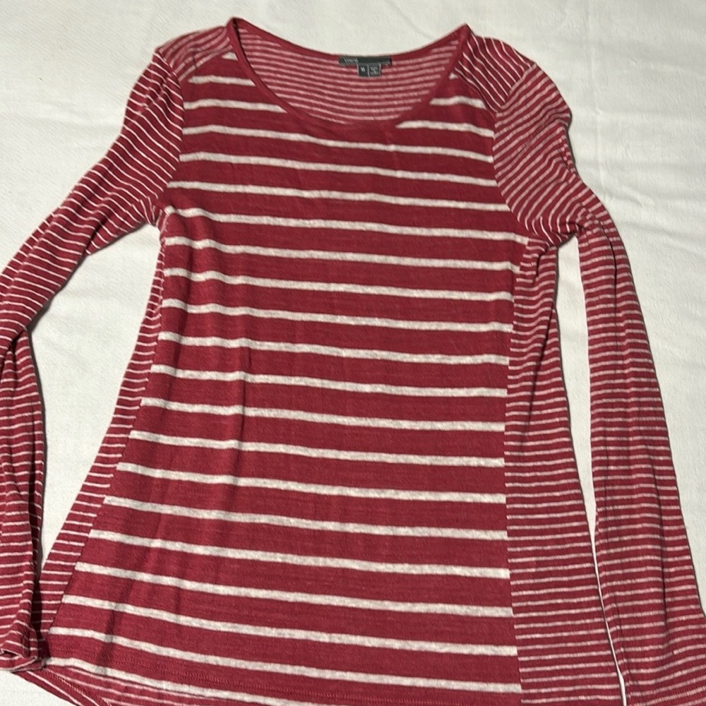 Vince Long Sleeve Fitted Blouse